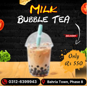 Only Rs 550 Milk  Bubble TeA